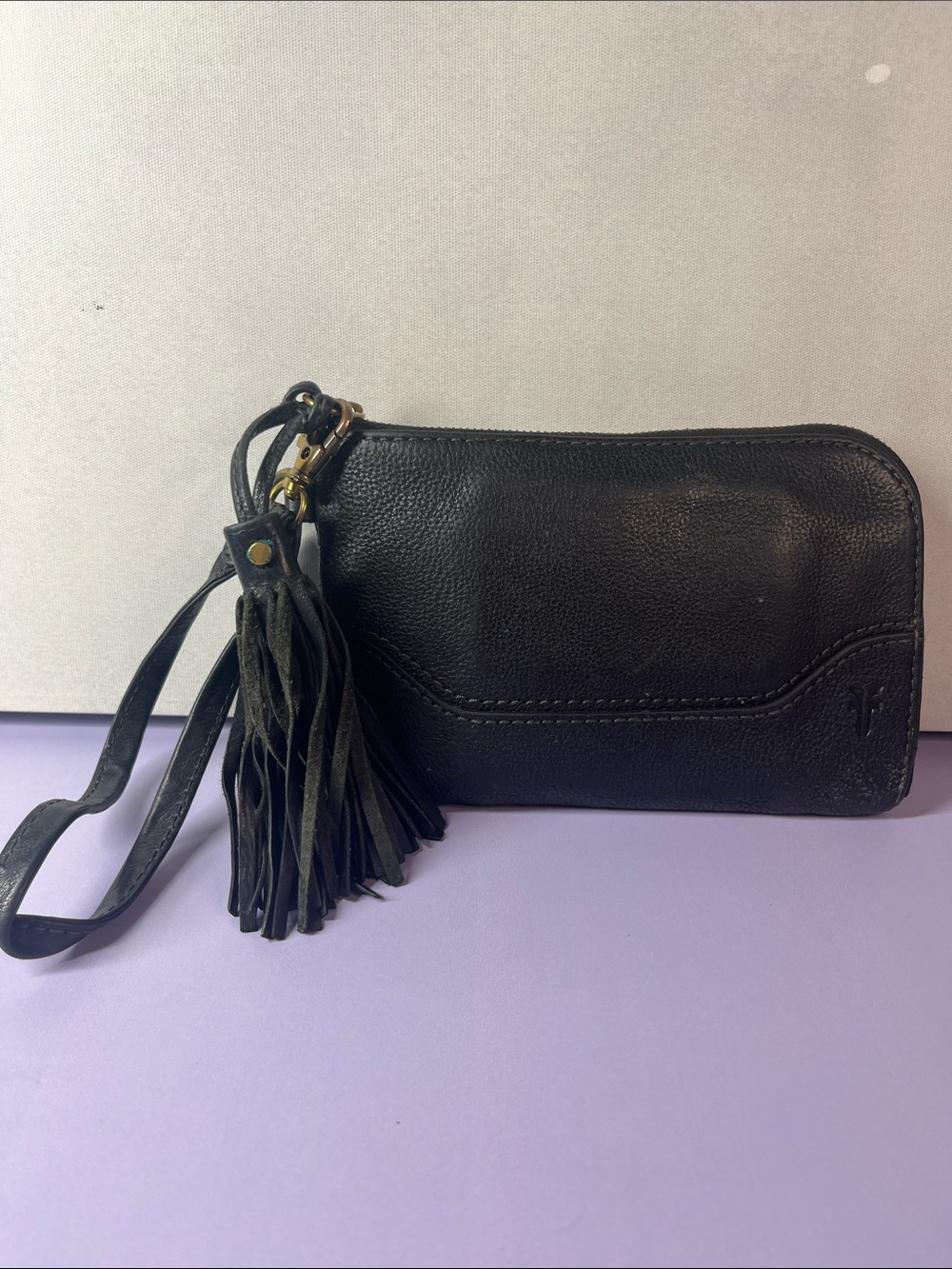 Frye Leather Wristlet